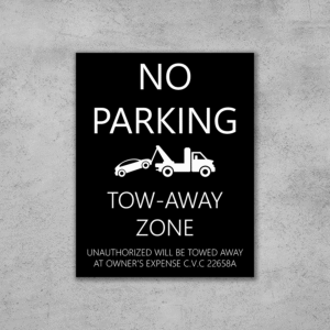 No Parking (Tow-Away) 01