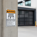 Moving Gate Serious Injury/Death Warning Sign