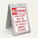 No Parking-Towed Away